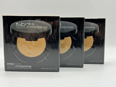 NYX Hydra Touch Cake Powder Foundation HTPF10 Amber Make-up NEW - Lot Of 3 - Image 1 of 4