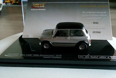 Modellino auto mini 1100 20esimo anniversario 1979 die-cast Vitesse ed. limitata - Immagine 1 di 4