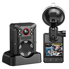 Losfom WiFi GPS 4K Body Worn Camera 256G police Camcorder Dash camera 3500mAh