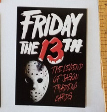 FRIDAY THE 13th LEGEND JASON 2002  CARDS INC. PROMO CARD # P1