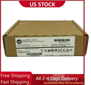 Allen Bradley 5069-IA16 Compact Logix 5000 Input Module AB 5069IA16 New Sealed - Picture 1 of 1