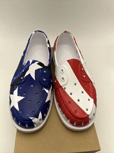 Sperry Women's Size 6 M A/O Float Starsstripes Rubber Boat Shoes NIB - Picture 1 of 6