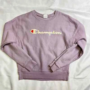 NWOT Purple Lavender Champion Reverse Weave Crewneck Sweatshirt Size Small - Imagen 1 de 4