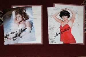 MADONNA AND LINDA RONSTADT 8 X 10 HANDSIGNED PHOTO'S EACH WITH COA