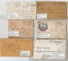 113 Congressional Free Franks Covers:  Mostly 19th Century inc. Civil War & Rare