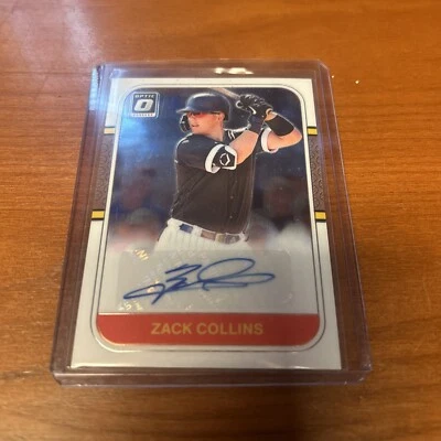 Zack Collins 2021 Panini Donruss Optic Retro 1987 Signatures #RS87-ZC Auto - Image 1 of 2