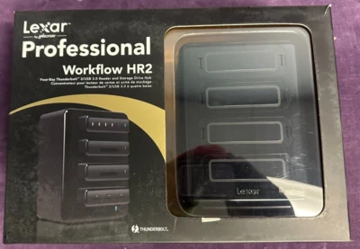 Lexar Professional Workflow HR2 Four-Bay Thunderbolt 2 and USB 3.0 Hub Reader - Image 1 of 3