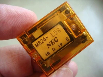 LOTE 10 RELÉS DE CIERRE NEC MR24-L5S -- 2 bobinas, 5V, 4PDT -- nuevos y sin usar Foto 1 de 4