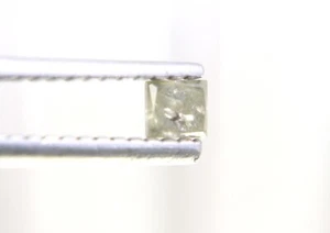 0.18Cts Gray Color Princess Cut Solitaire Diamond Piece 2.85x2.65x2.50 mm - Picture 1 of 12
