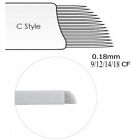 0.18mm NANO Fine Flexible Permanent Makeup Microblading Needle 9/12/14 CF Blades