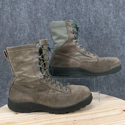 Botas Belleville Para Hombre 13 R Tobillo Militar Combate ASTM 2413-11 Beige Verde Gamuza Foto 1 de 4