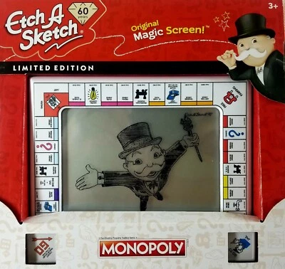 Etch A Sketch 60th Anniversary Monopoly Edition Limited - Image 1 of 3