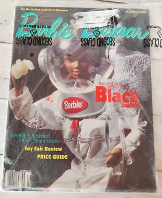 May/June 1996 Barbie Bazaar Black Collector's Barbie Magazine NEW - Image 1 of 3