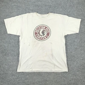 Camisa Brixton Para Hombre XL Blanca Deletreada Gráfica Camiseta Cuello Redondo Manga Corta Adulto - Imagen 1 de 17