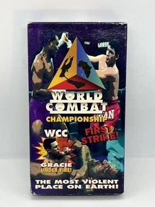 World Combat Championship: First Strike WCC Renzo Gracie VHS 1995 - Picture 1 of 13