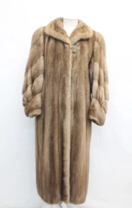 MINT BROWNISH GRAY MINK FUR COAT JACKET WOMEN WOMAN SIZE 6 SMALL - Picture 1 of 3