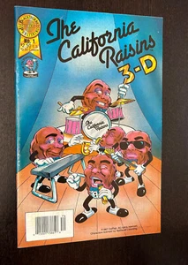 CALIFORNIA RAISINS 3-D #1 (Blackthorne Comics 1988) -- Newsstand -- FN - Picture 1 of 3