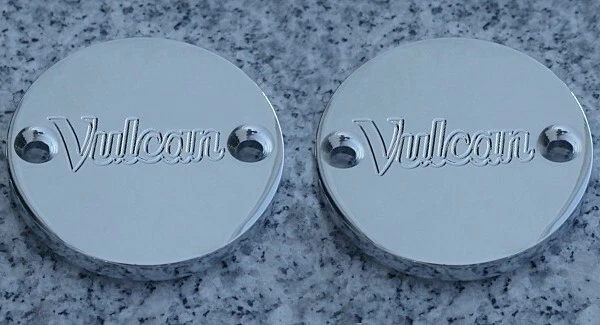 1987-2008 Kawasaki Vulcan 88 VN 1500 Classic Nomad Drifter CHROME FLUID CAPS - Image 1 of 1