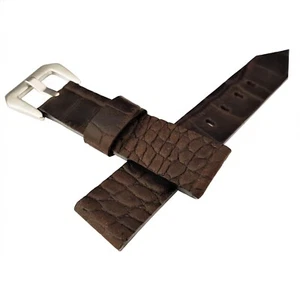 Mens Watch Strap Handmade Genuine Leather Vintage Wrist Band 20MM 22MM - Picture 1 of 6