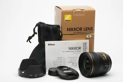 Nikon Nikkor AF-S 24mm f1.4 G ED N USA Version Boxed, Barely Used #2184 - Image 1 of 4