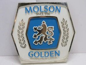 OLD GOLDEN MOLSON 3-D BAR SIGN BARWARE MAN CAVE  - Picture 1 of 4