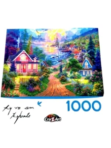 Cra-z-Art Abraham Hunter 1000 piece puzzle "Coastal Living" - Picture 1 of 3