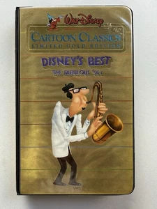 Walt Disney Cartoon Classics - Disney's Best, The Fabulous 50's VHS Tape Video - Picture 1 of 3