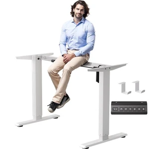 Elektrisch verstellbarer Stehpult Gestell Arbeitsplatz, bis zu 47,2", ergonomischer Standi - Bild 1 von 7