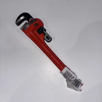 Ridgid 10 in. Straight Pipe Wrench for Heavy-Duty Plumbing USA Made - Image 1 of 4