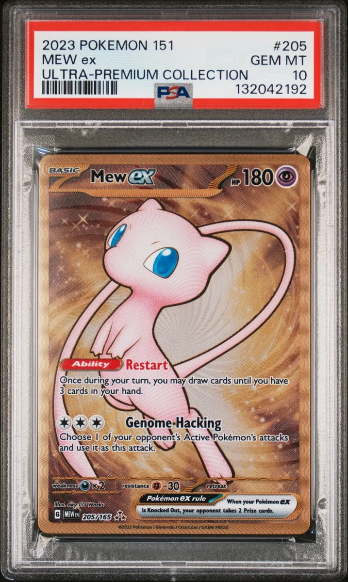 Mew Pokémon TCG Professional Sports Authenticator (PSA) Grade 10