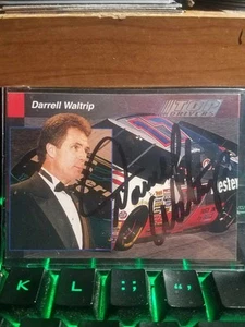 Darrell Waltrip Signed Nascar Card - Picture 1 of 1