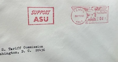 US University Meter Cover(30) +1966 ASU Arizona State Univ +US Tariff Commission - Image 1 of 3