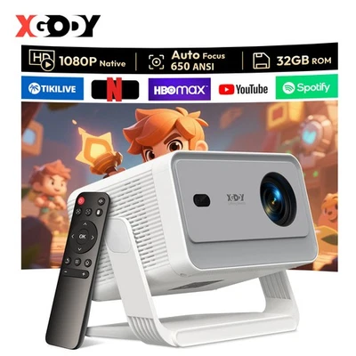 A6 Pro Mini Beamer HD WiFi6 Projektor Heimkino Automatische Hindernisvermeidung - Bild 1 von 4