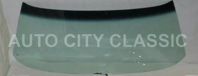 1969 1970 Pontiac Grand Prix Windshield Glass Green Shaded Window with Antenna - Image 1 of 2