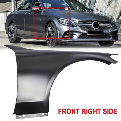 New Fits 2015-2022 Mercedes Benz C300 2017-2023 C43 AMG Front RH Fender Steel Foto 1 de 4