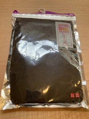 Leggings Uniqlo Heattech para mujer medianos negros capa base térmica tecnología Japón Foto 1 de 2