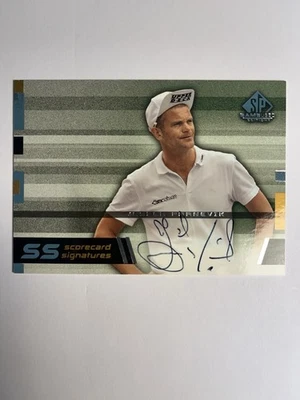 2003 SP Edition Scorecard Signatures Jesper Parnevik #SS-JP5 Auto‼️5 PGA🏆 - Image 1 of 2