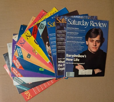 Lot 13 SATURDAY REVIEW 1968-1980 magazine CIVIL UNREST-Baryshnikov-HANNA-BARBERA - Image 1 of 4