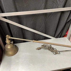 Vintage Industrie Zeichen Tischleuchte ~ Lampe verstellbar ~ getestet und funktioniert - Bild 1 von 9