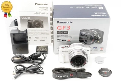 Panasonic LUMIX DMC-GF3X 14-42 мм объектив белый только японский 【N новом】 Японии #320 - Изображение 1 из 4