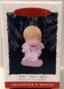 1996 Hallmark Mary's Angels #9 Series VIOLET Keepsake Ornament NIB FREE Shipping - Picture 1 of 1