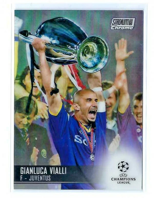 Gianluca Vialli 2021 TOPPS STADIUM CLUB CHROME Card #24 Refractor - Image 1 of 1