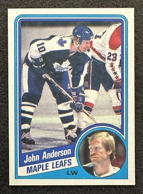 1984-85 Topps Hockey # 136 John Anderson SP - Image 1 of 2