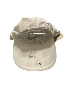 Nike Hat Unisex White Dru-Fit ADV AeroBill Tailwind Running Strapback BV2204-100 - Picture 1 of 5