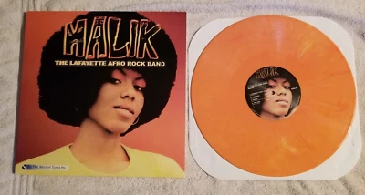 Malik The Lafayette Afro Rock Band LP Marbled Orange Vinyl - Image 1 of 4