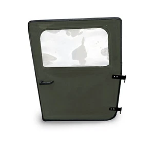 NEW Military Canvas Door (1) Front Right, fits HUVMEE, Green, Includes Hrdware - Picture 1 of 6