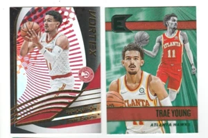 TRAE YOUNG 2019 REVOLUTION VORTEX #25 2021 CHRONICLES ESSENTIALS GREEN #310 - Picture 1 of 2