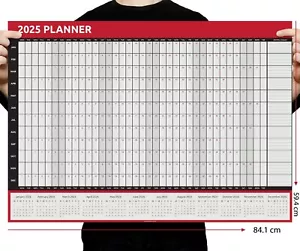 2025 A1 - A2 - A3 Full Year Wall Planner Calendar Home Office Work JAN - DEC - Picture 1 of 11