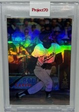 2021 Topps Project 70 #862 Rod Carew by Andrew Thiele Rainbow Foil 50/70 