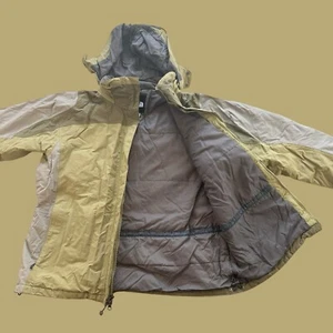 Chaqueta North Face Hyvent para mujer L con capucha lluvia nieve abrigo verde impermeable - Imagen 1 de 12